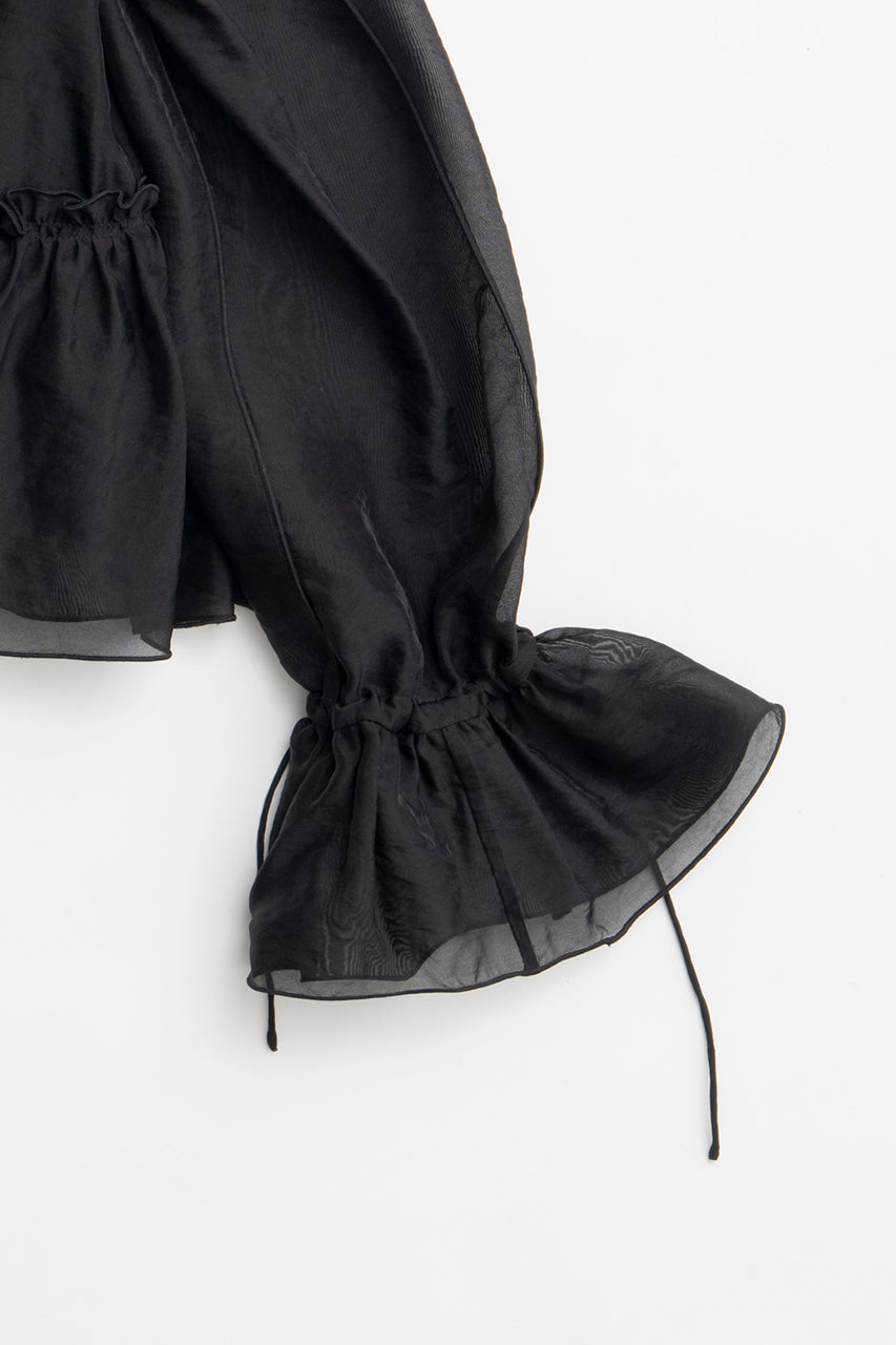 Ruffle Bow Tie Blouse - 2026 SPRING