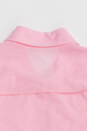 Ruffled Jersey Shirt - 2026 SPRING