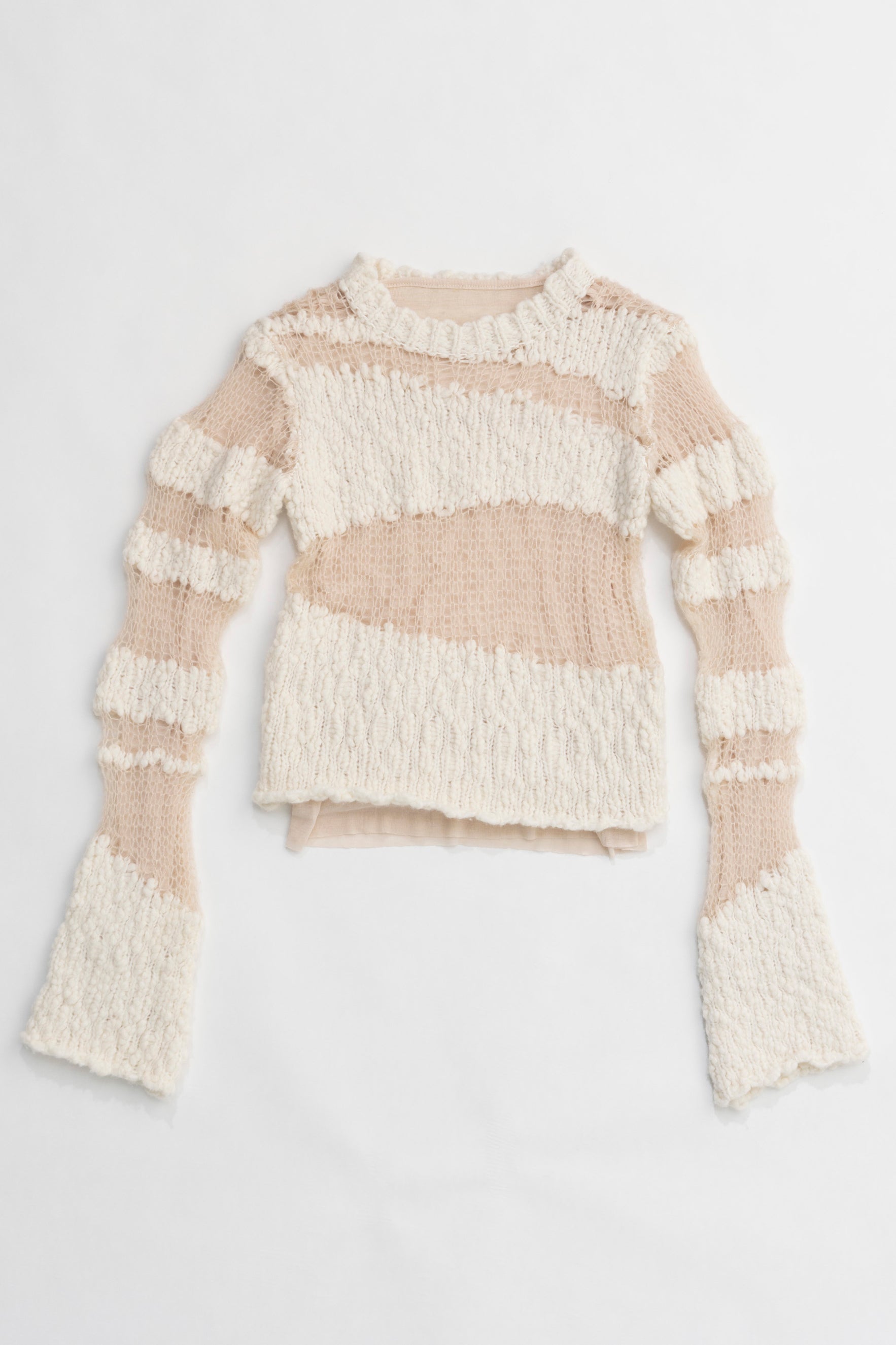 【24WINTER PRE ORDER】Slub Mohair Border Knit