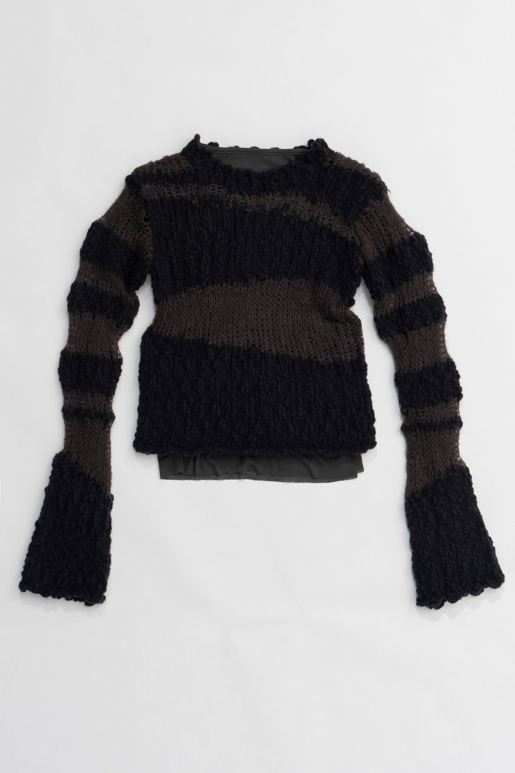 【24WINTER PRE ORDER】Slub Mohair Border Knit