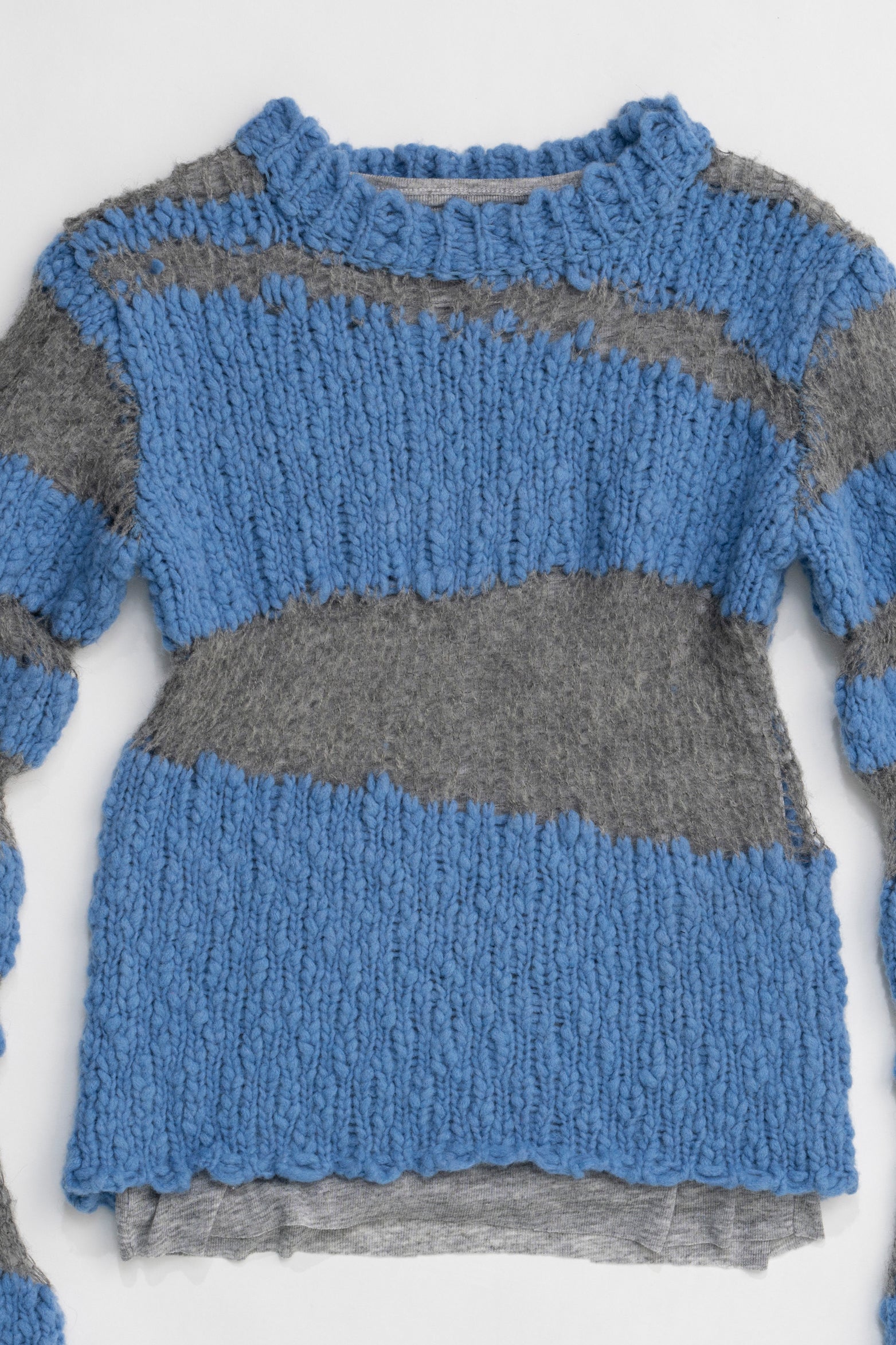 【24WINTER PRE ORDER】Slub Mohair Border Knit