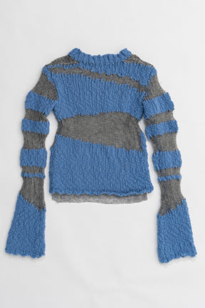 【24WINTER PRE ORDER】Slub Mohair Border Knit