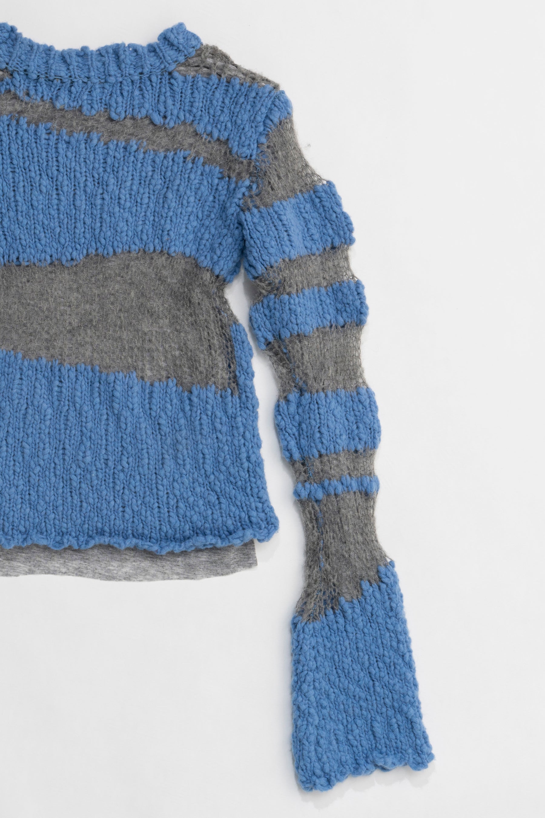 【24WINTER PRE ORDER】Slub Mohair Border Knit