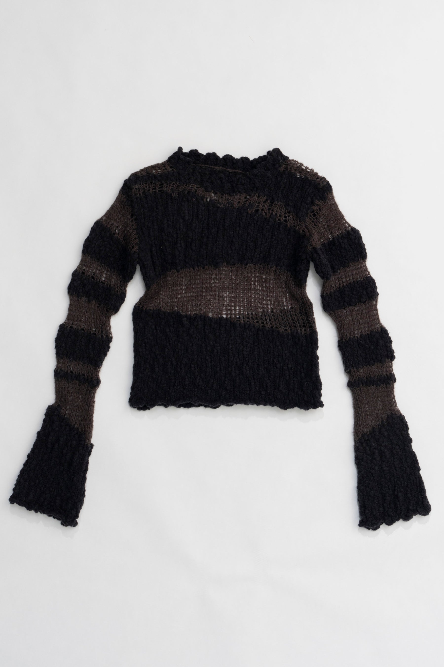 【24WINTER PRE ORDER】Slub Mohair Border Knit