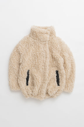 Stand Collar Curly Fur Coat - 2026WINTER