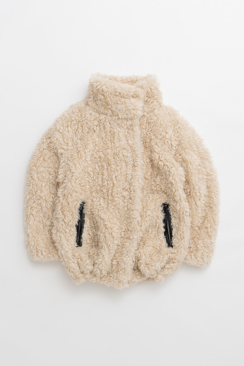Stand Collar Curly Fur Coat - 2026WINTER