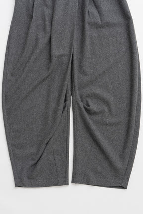 Asymmetrical Tuck Belt Wool Pants - 2026WINTER