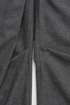 Asymmetrical Tuck Belt Wool Pants - 2026WINTER