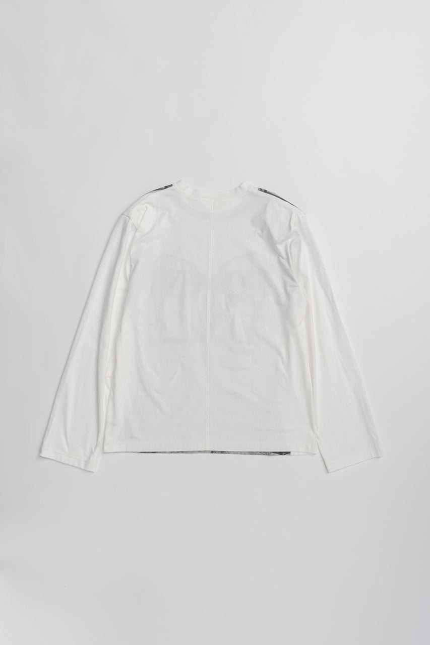 Tulle Bustier Print Long Tee - 2026 SPRING