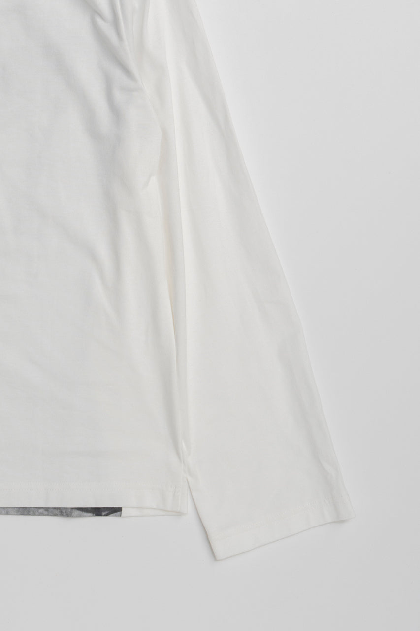 Tulle Bustier Print Long Tee - 2026 SPRING