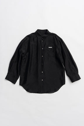 Silk Blend Sheer Over Shirt - 26SUMMER