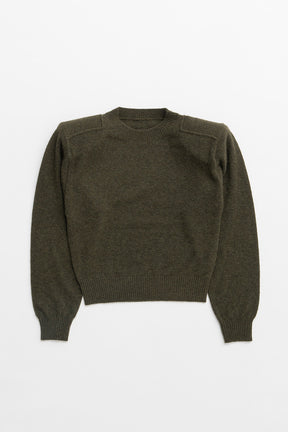 Shoulder-pad Yak Knit Pullover - 2026WINTER