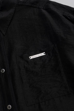 Silk Blend Sheer Over Shirt - 26SUMMER