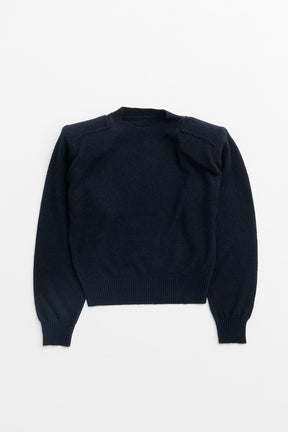 Shoulder-pad Yak Knit Pullover - 2026WINTER