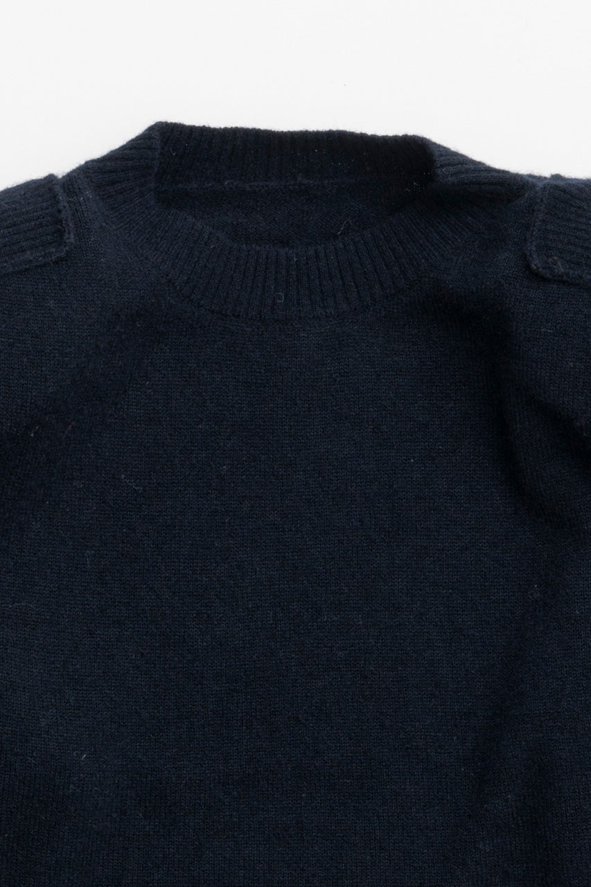Shoulder-pad Yak Knit Pullover - 2026WINTER