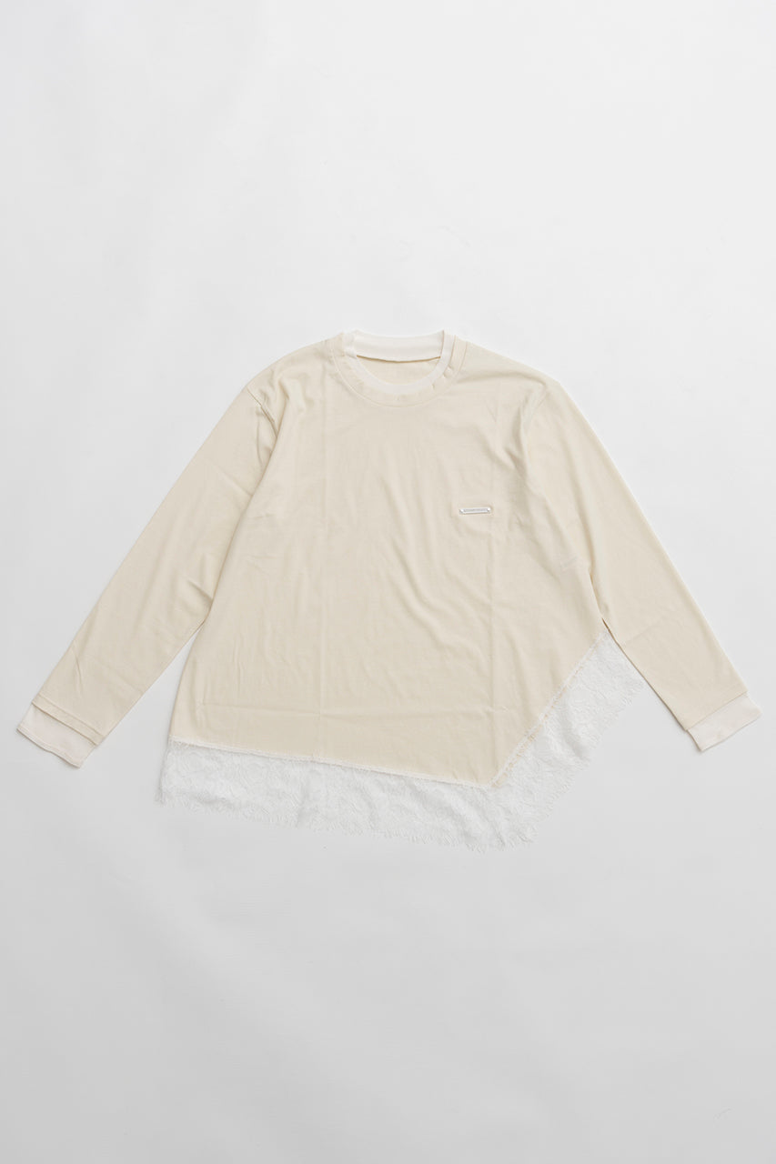 Asymmetrical Hem Lace Top - 2026 SPRING