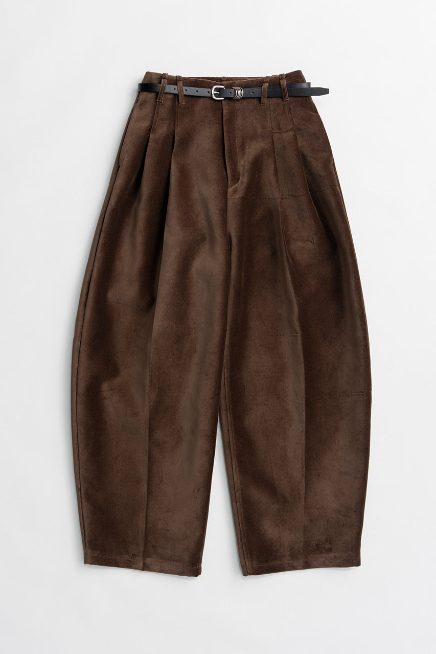 Velvet Barrel Pants - 2026WINTER
