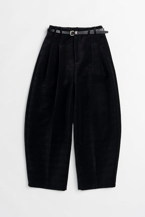 Velvet Barrel Pants - 2026WINTER