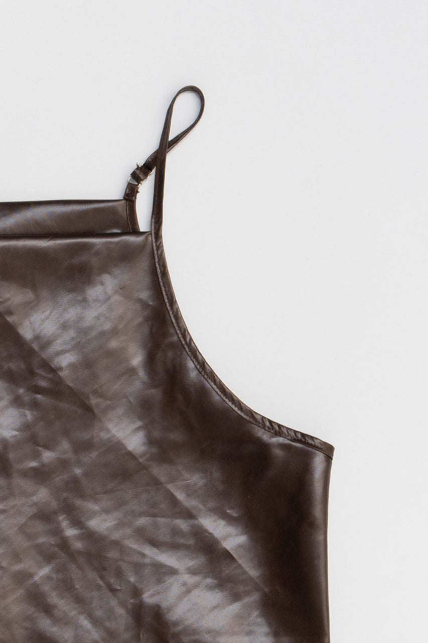 Leather Satin Camisole - 2026 SPRING