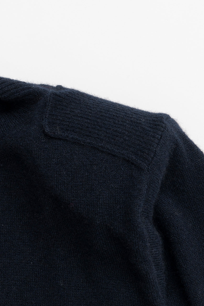 Shoulder-pad Yak Knit Pullover - 2026WINTER