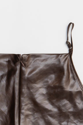 Leather Satin Camisole - 2026 SPRING