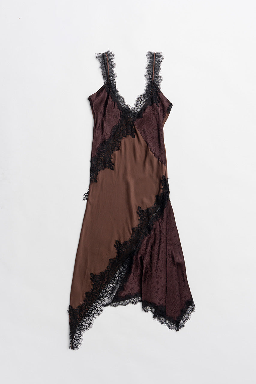 Asymmetrical Lingerie Dress - 26SUMMER