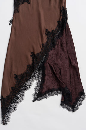Asymmetrical Lingerie Dress - 26SUMMER