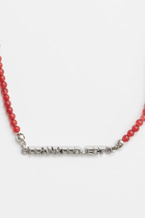 【25 SPRING PRE ORDER】LOGO Bead Necklace