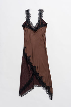 Asymmetrical Lingerie Dress - 26SUMMER