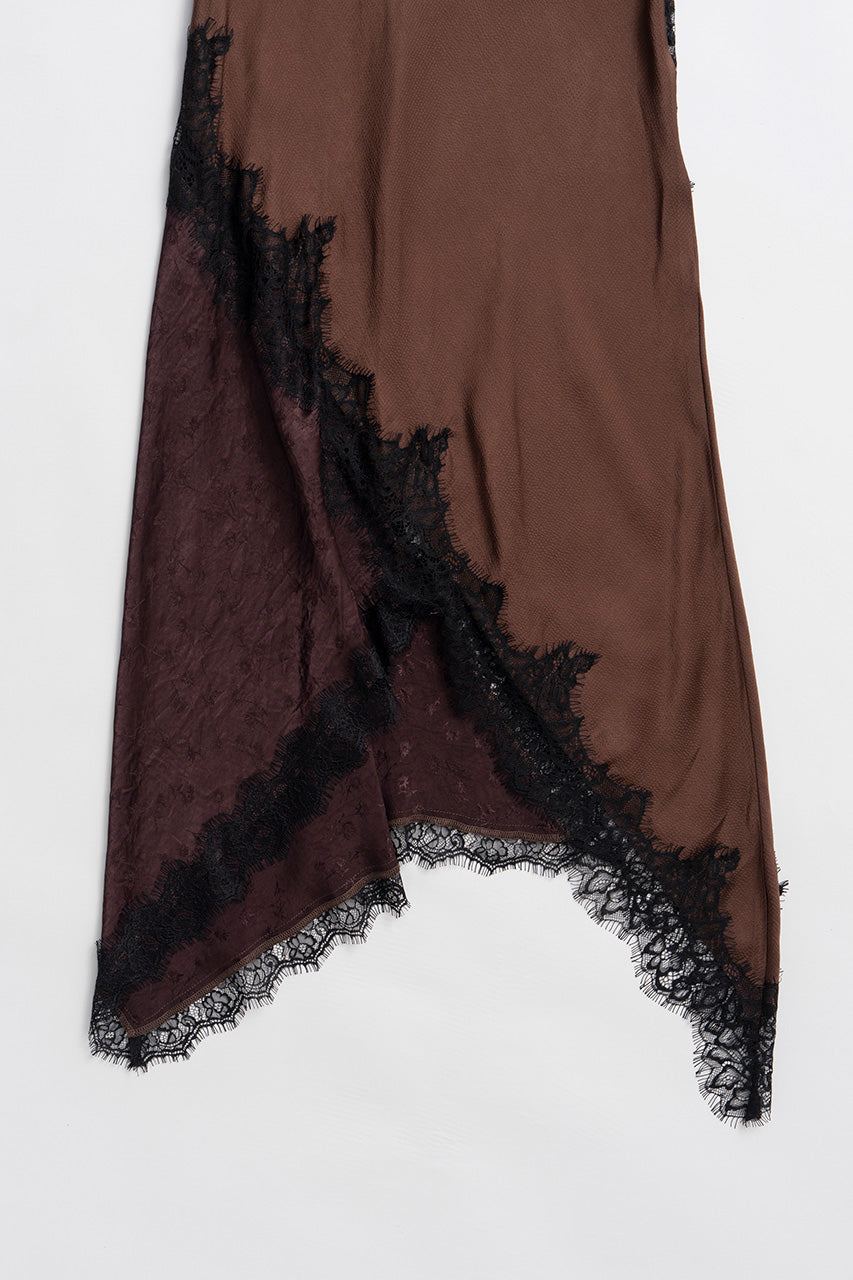 Asymmetrical Lingerie Dress - 26SUMMER