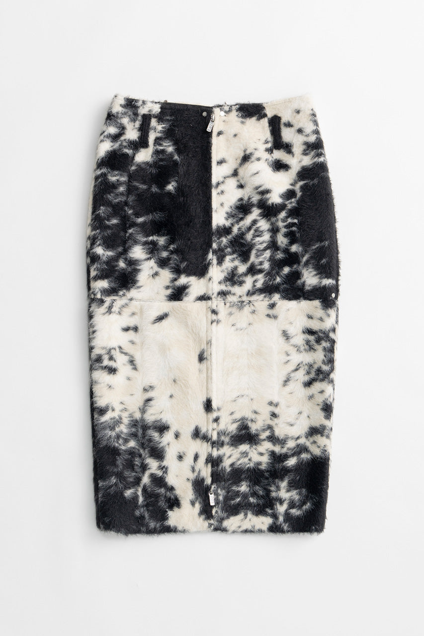 Haircalf Jacquard Skirt - 2026WINTER