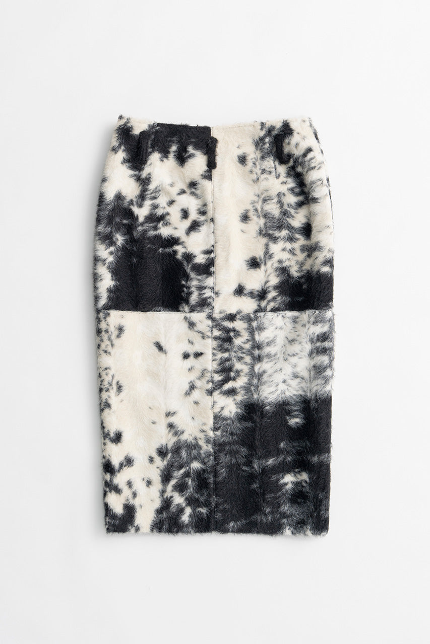 Haircalf Jacquard Skirt - 2026WINTER