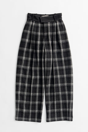 Hand-Like Stitch Tuck Pants - 2026WINTER