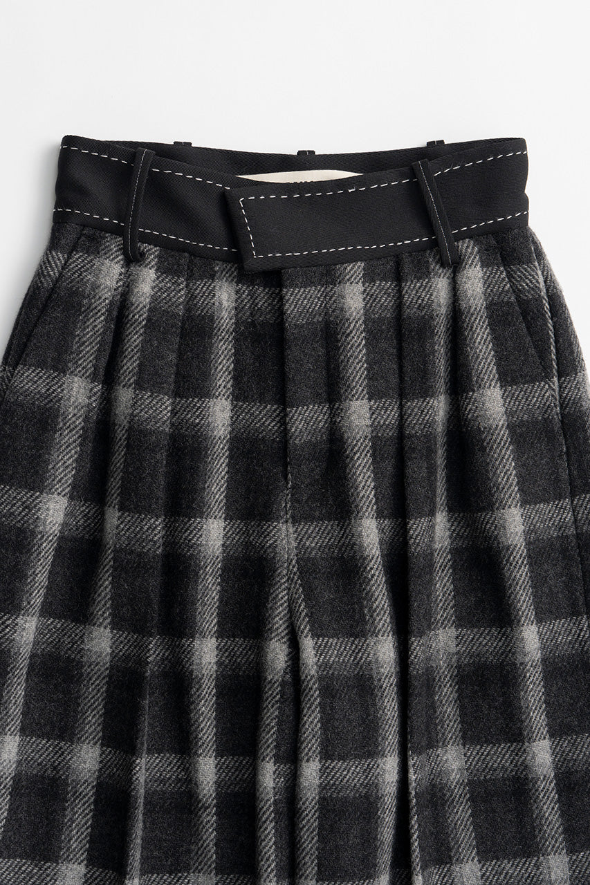 Hand-Like Stitch Tuck Pants - 2026WINTER
