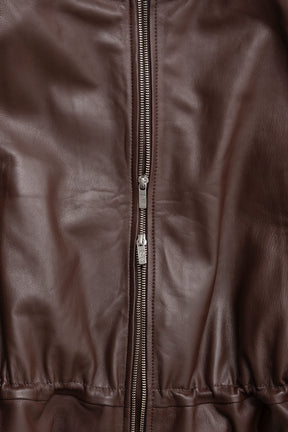 Sheepskin Peplum Blouson - 2026 SPRING