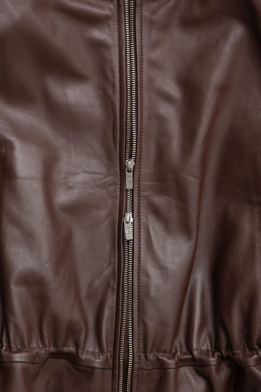 Sheepskin Peplum Blouson - 2026 SPRING