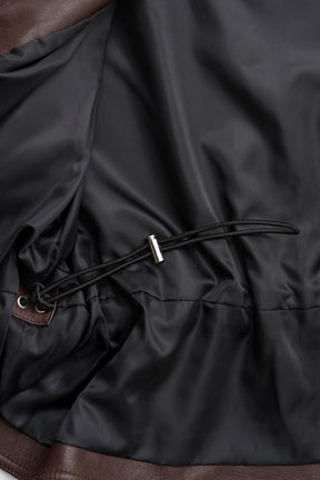 Sheepskin Peplum Blouson - 2026 SPRING