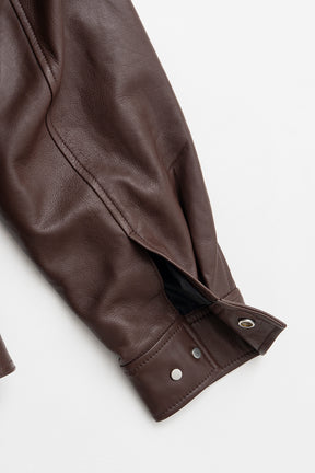 Sheepskin Peplum Blouson - 2026 SPRING