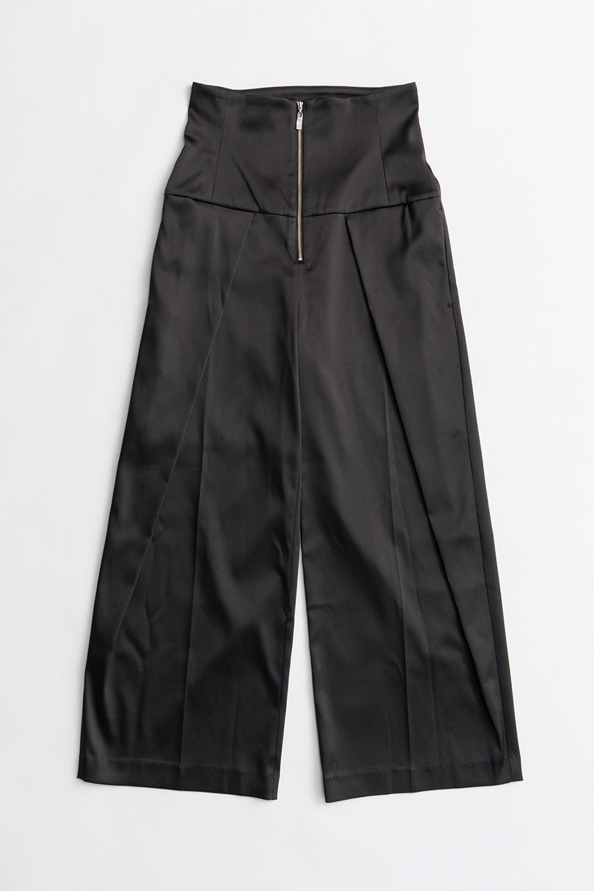 Satin High-Waist Pants - 2026WINTER