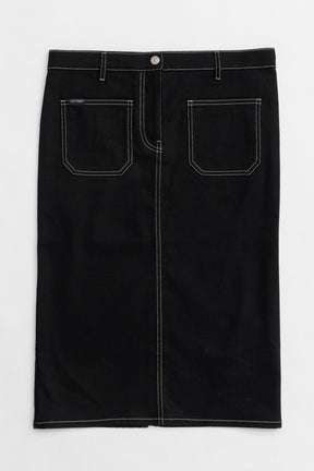 2-Pocket Denim Skirt