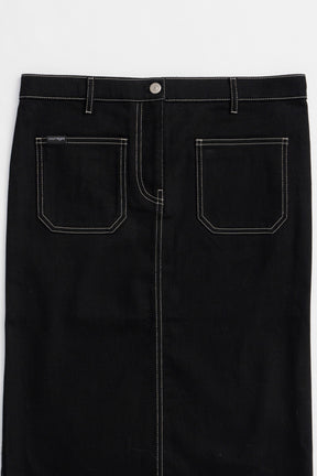 2-Pocket Denim Skirt