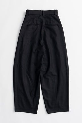 Belted Cocoon Flannel Pants - 2026WINTER