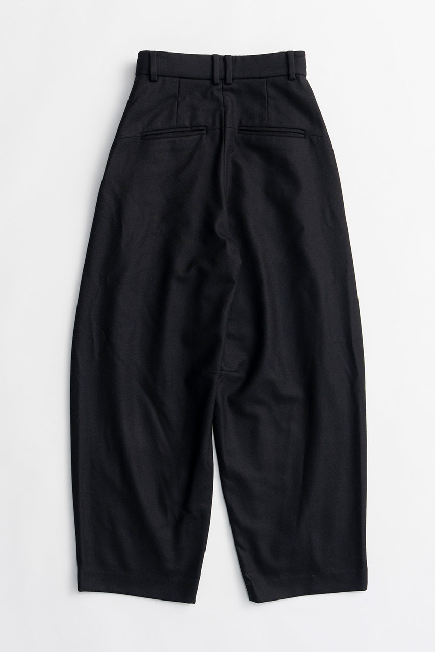 Belted Cocoon Flannel Pants - 2026WINTER