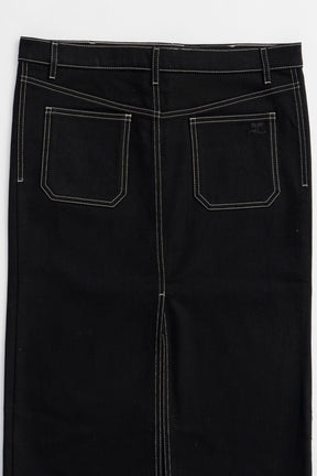 2-Pocket Denim Skirt