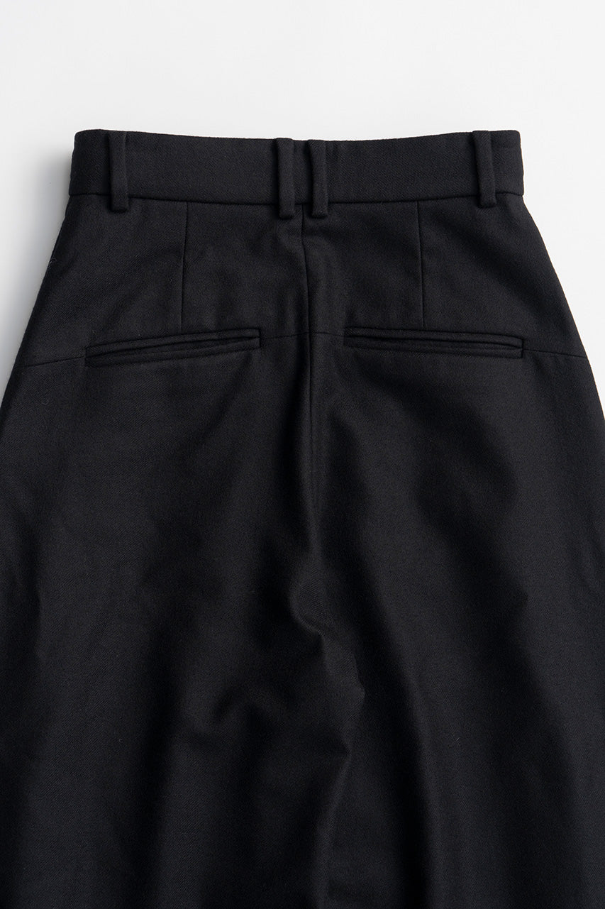 Belted Cocoon Flannel Pants - 2026WINTER