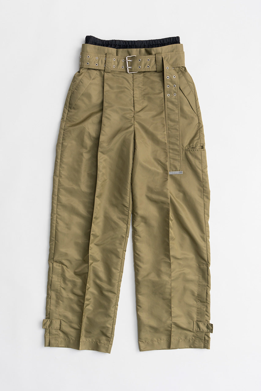 Eyelet Belt Pants - 2026WINTER