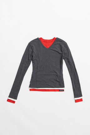 Double Neck Layered Top - 2026 SPRING