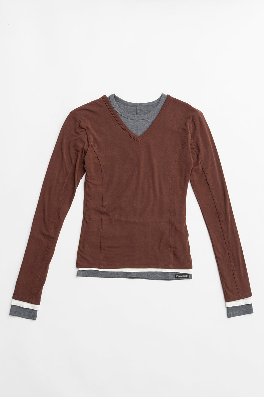 Double Neck Layered Top - 2026 SPRING