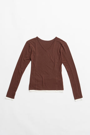 Double Neck Layered Top - 2026 SPRING