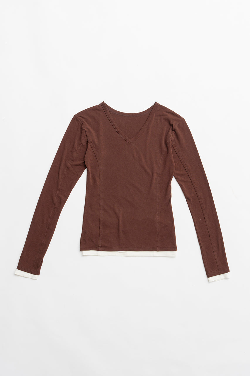 Double Neck Layered Top - 2026 SPRING